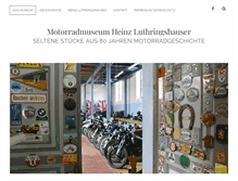 Tablet Screenshot of motorradmuseum-heinz-luthringshauser.com